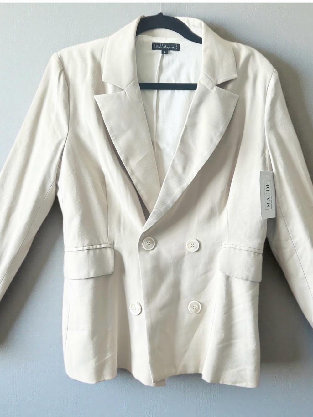 NWT Wishlist Apparel Women’s Button Down Double Breasted Blazer. Small